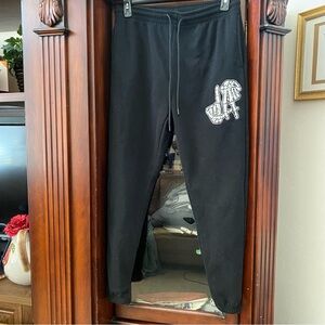 Original Deluxe Supply LA Bones Patch Jogger Men’s XL Black Los Angeles Skulls